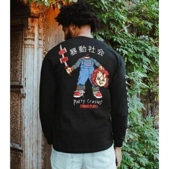 Childs Play Chucky Long Sleeve Tshirt 